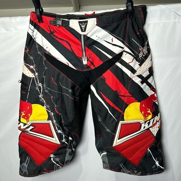 Kini red bull motocross padded shorts sz 38 - Picture 1 of 5